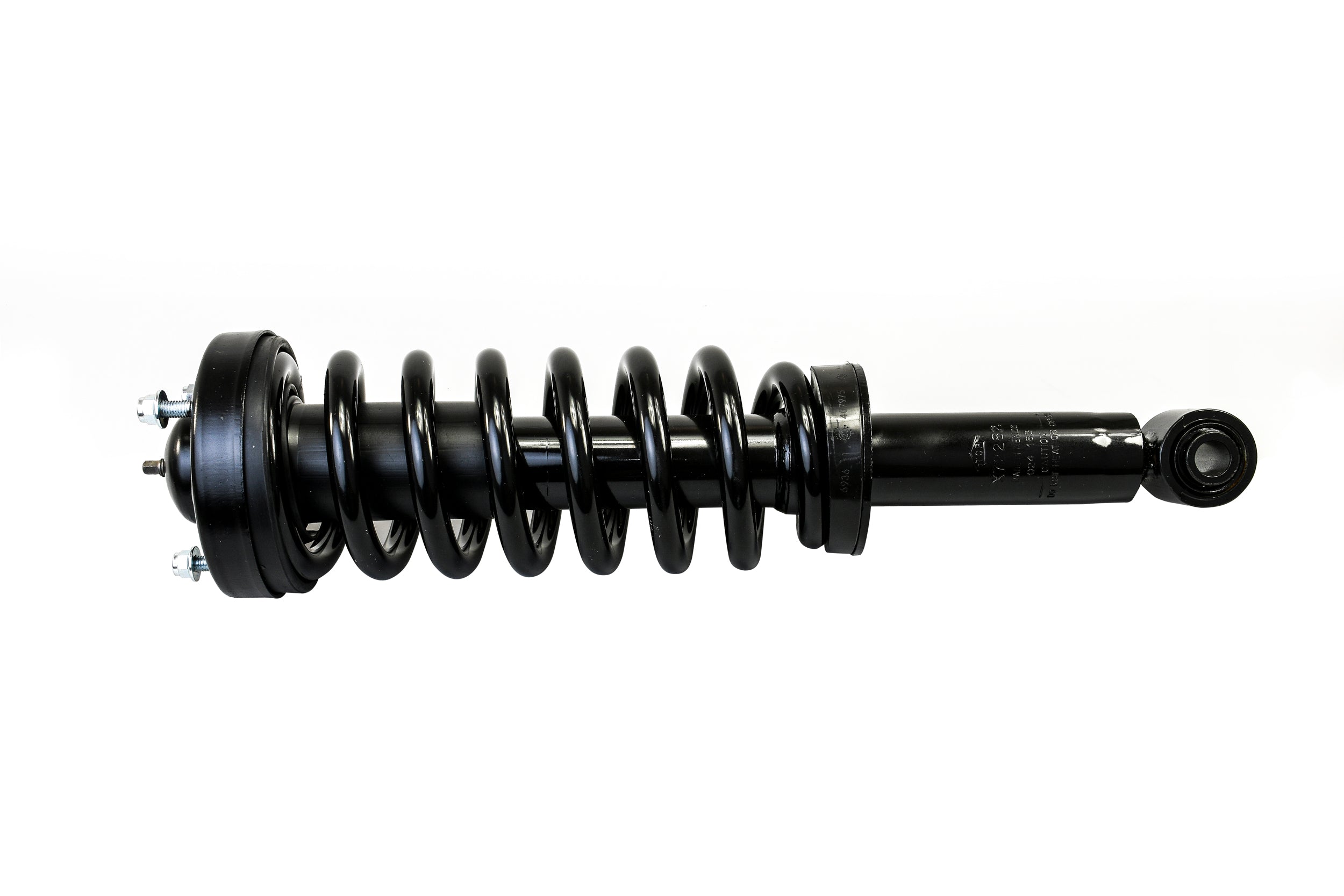 Black Hella Performance 2" leveling strut for Ford F150 (2009-2013) with coil spring and mounting hardware.
