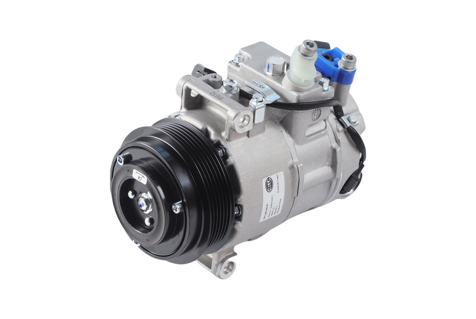 HELLA, AC COMPRESSOR, MERCEDES-BENZ, C300, C350, C63 AMG, CLS400, E250, E350, E63 AMG, GLK250, GLK350, SLC43 AMG, SLK350, 2008-2020