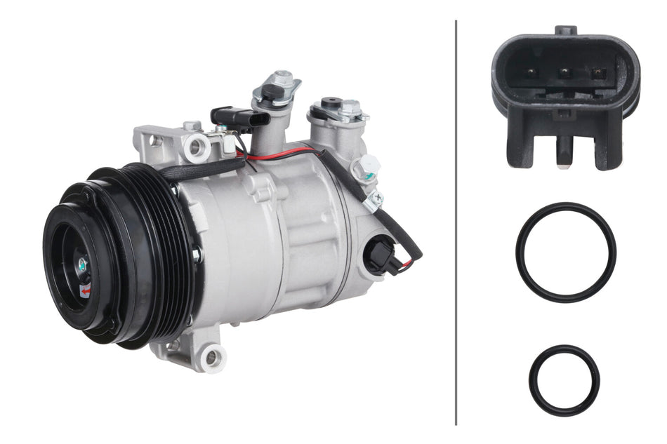 HELLA, AC COMPRESSOR, MERCEDES-BENZ, E300, SPRINTER 2500, SPRINTER 3500, 1995-2024