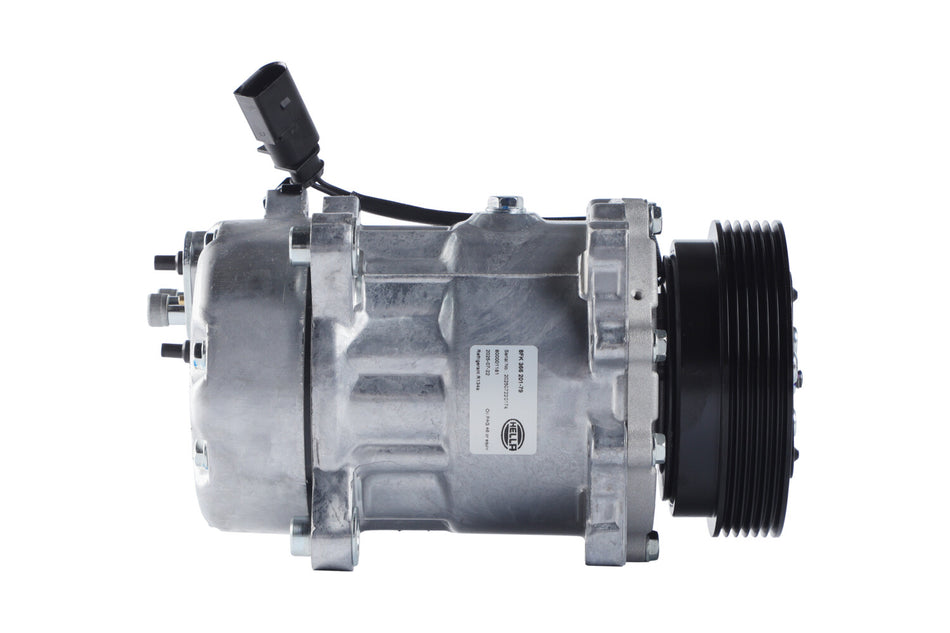 HELLA, AC COMPRESSOR, AUDI, VOLKSWAGEN, BEETLE, GOLF, JETTA, R32, TT, TT QUATTRO, 1998-2006