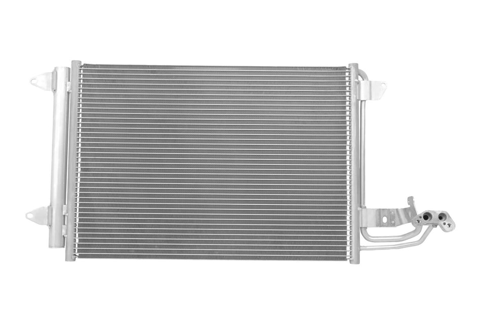 HELLA, AC CONDENSER, AUDI, VOLKSWAGEN, A3, A3 QUATTRO, EOS, GOLF, GOLF R, GTI, JETTA, R32, RABBIT, TT QUATTRO, TTS QUATTRO, 2006-2016