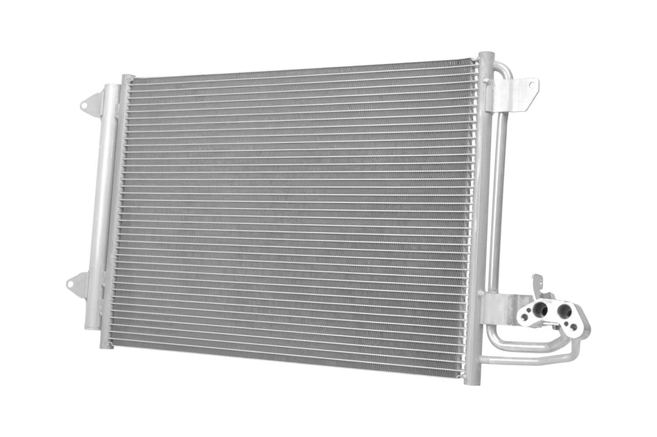 HELLA, AC CONDENSER, AUDI, VOLKSWAGEN, A3, A3 QUATTRO, EOS, GOLF, GOLF R, GTI, JETTA, R32, RABBIT, TT QUATTRO, TTS QUATTRO, 2006-2016