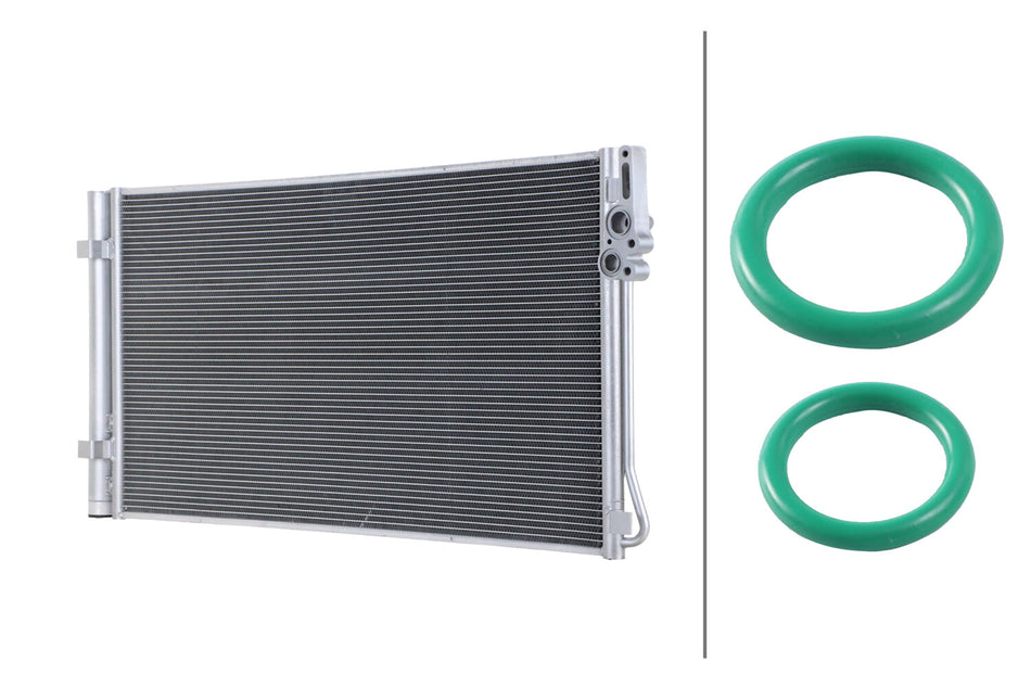 HELLA, AC CONDENSER, LAND ROVER, DISCOVERY SPORT, RANGE ROVER EVOQUE, 2018-2019