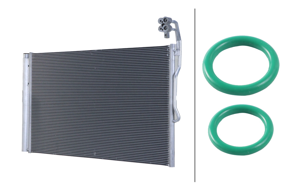 HELLA, AC CONDENSER, PORSCHE, VOLKSWAGEN, CAYENNE, TOUAREG, 2011-2018