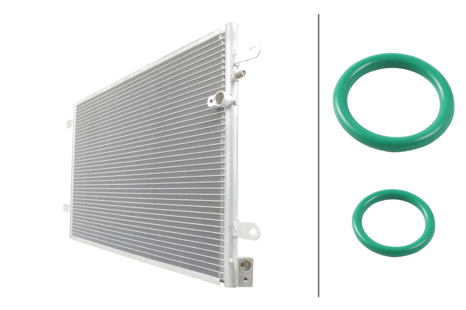 HELLA, AC CONDENSER, AUDI, A6, A6 QUATTRO, S6, 2005-2011
