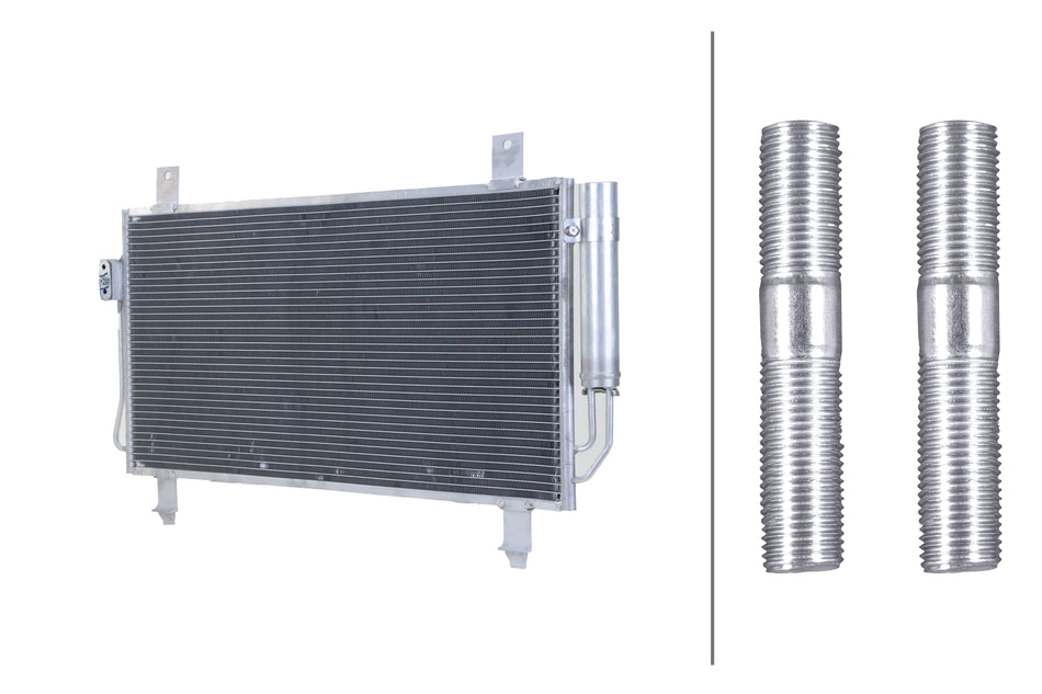 HELLA, AC CONDENSER, MITSUBISHI, OUTLANDER, 2014-2020