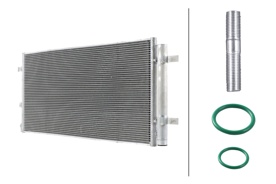 HELLA, AC CONDENSER, AUDI, A6, A6 QUATTRO, A7 QUATTRO, S6, S7, 2016-2018