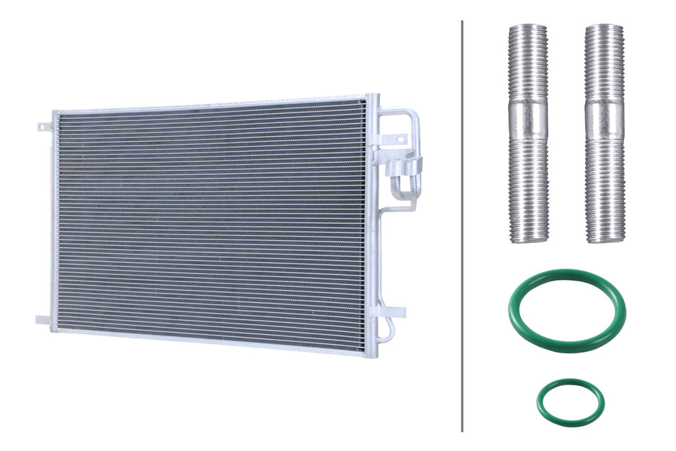 HELLA, AC CONDENSER, HYUNDAI, KIA, SPORTAGE, TUCSON, 2005-2010