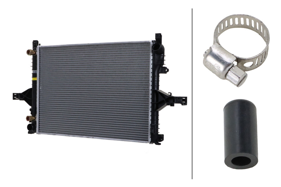 HELLA Radiator VOLVO, C70, S60, S80, V70, XC70, 1999-2009