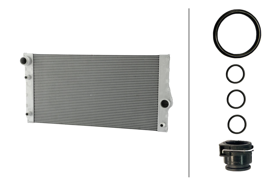 HELLA Radiator BMW, 535I, 535I GT, 740I, 740LI, ACTIVEHYBRID 5, 2010-2016