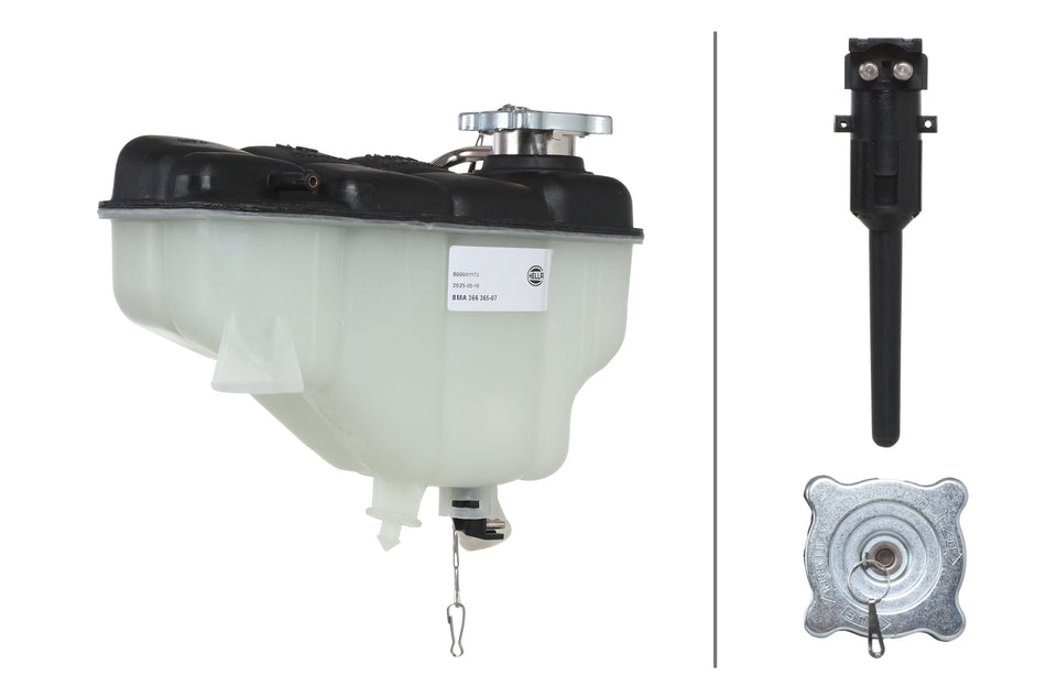 HELLA, ENGINE COOLANT RESERVOIR, MERCEDES-BENZ, C220, C230, 1994-1998
