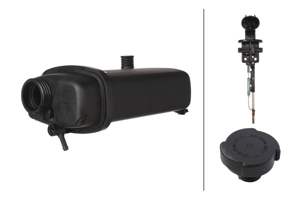 HELLA, ENGINE COOLANT RESERVOIR, BMW, 528I, 540I, 740I, 740IL, 750IL, 840CI, 850CI, 850CSI, 850I, 1991-2003