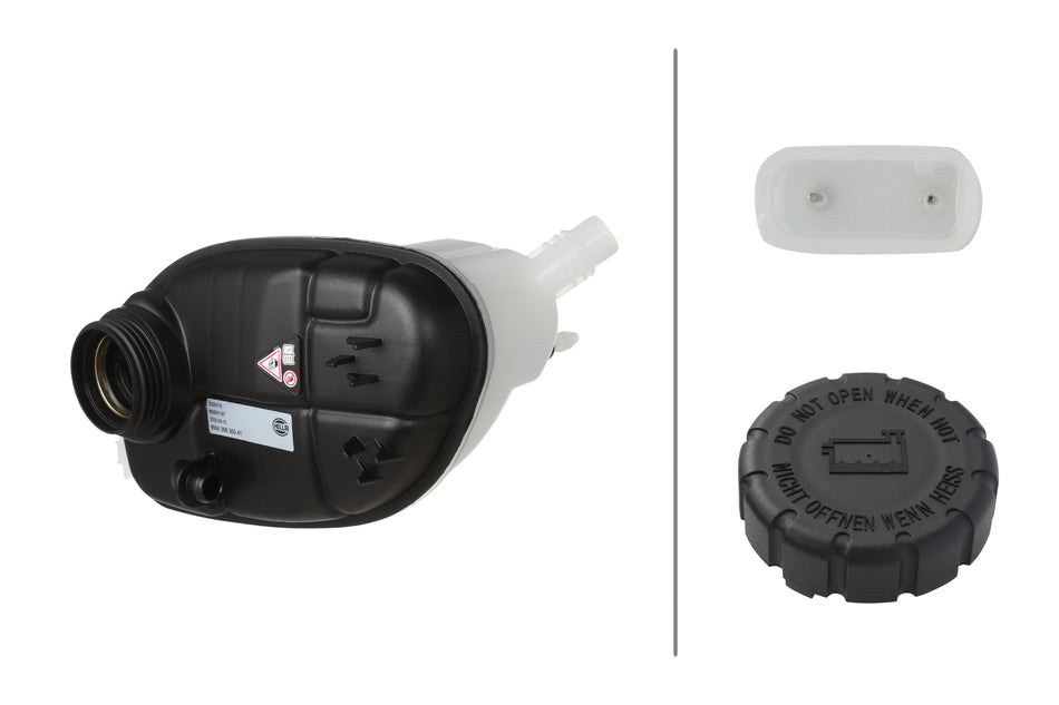 HELLA, ENGINE COOLANT RESERVOIR, MERCEDES-BENZ, CLA250, 2014-2023