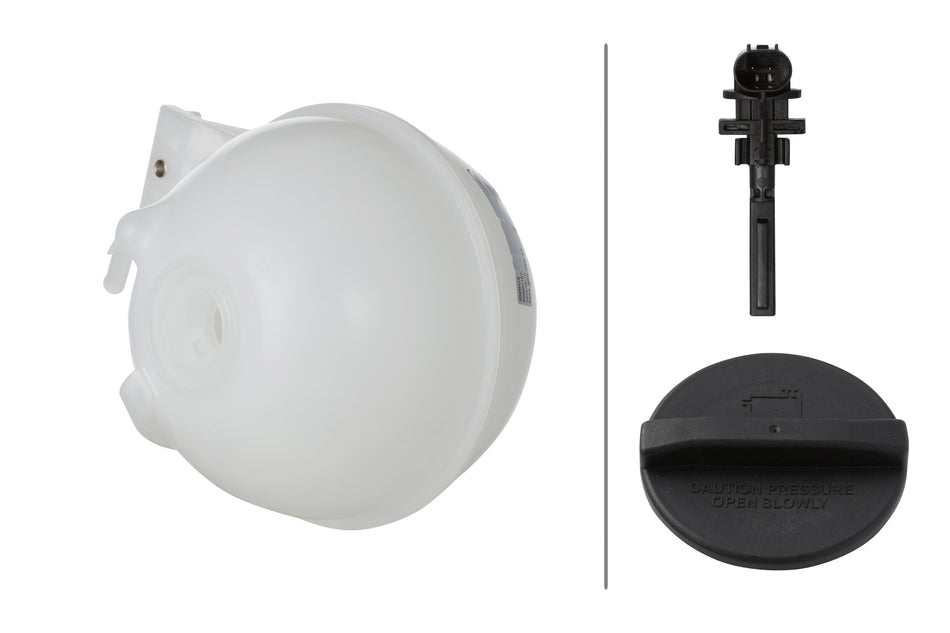 HELLA, ENGINE COOLANT RESERVOIR, MERCEDES-BENZ, SPRINTER 2500, SPRINTER 3500, 2010-2018