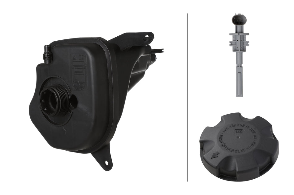 HELLA, ENGINE COOLANT RESERVOIR, BMW, X5, X6, 2007-2019