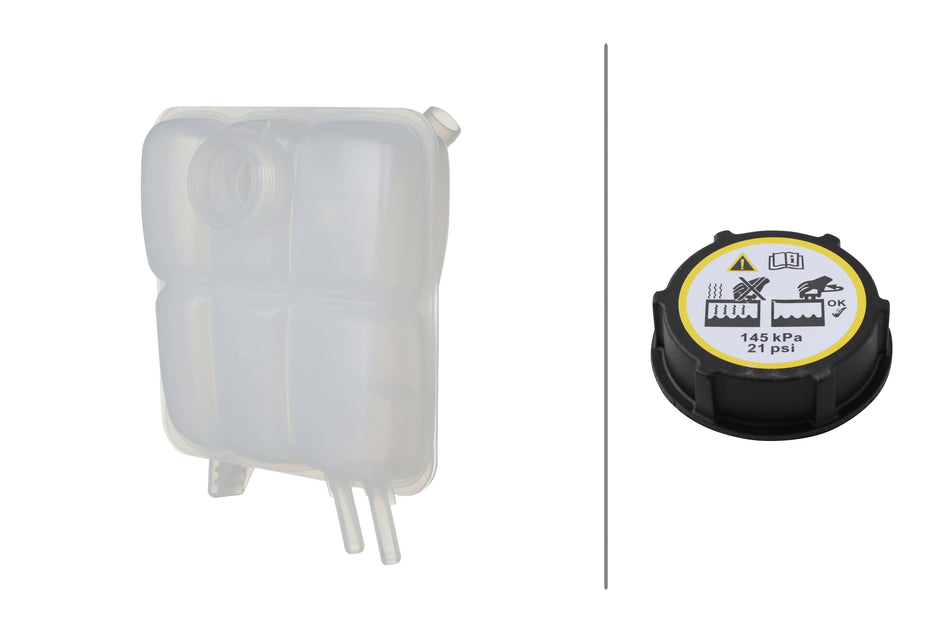 HELLA, ENGINE COOLANT RESERVOIR, VOLVO, C30, C70, S40, V50, 2005-2013