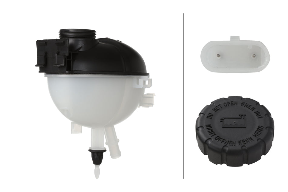 HELLA, ENGINE COOLANT RESERVOIR, MERCEDES-BENZ, C250, C300, C350, CLS400, CLS550, E250, E350, E550, GLK250, GLK350, 2006-2018