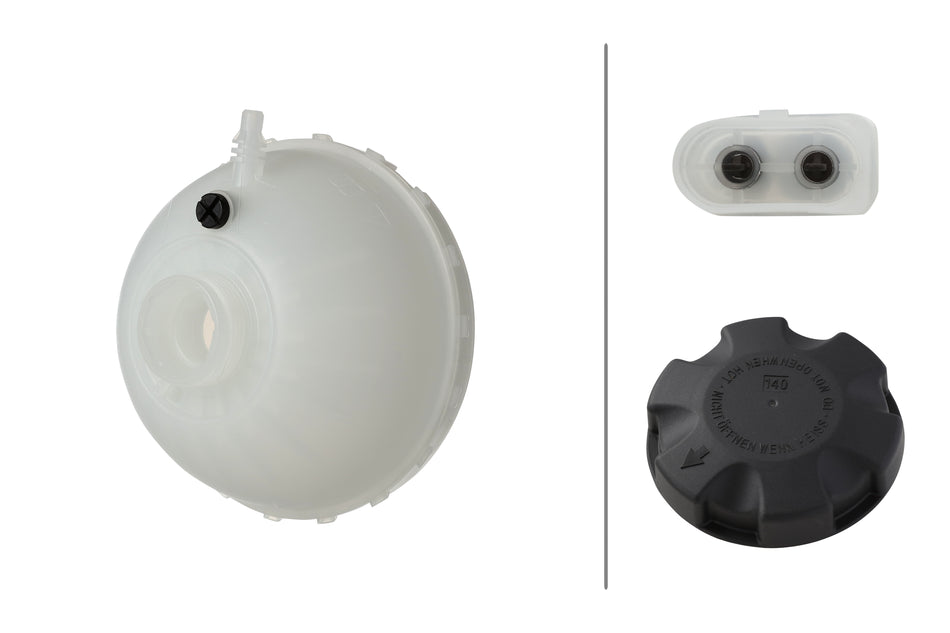 HELLA, ENGINE COOLANT RESERVOIR, BMW, 228I, 228I XDRIVE, 320I, 320I XDRIVE, 328I, 328I GT XDRIVE, 328I XDRIVE, 428I, 428I GRAN COUPE, 428I XDRIVE, 428I XDRIVE GRAN COUPE, 435I, 435I GRAN COUPE, 435I XDRIVE, 435I XDRIVE GRAN COUPE, 2012-2018