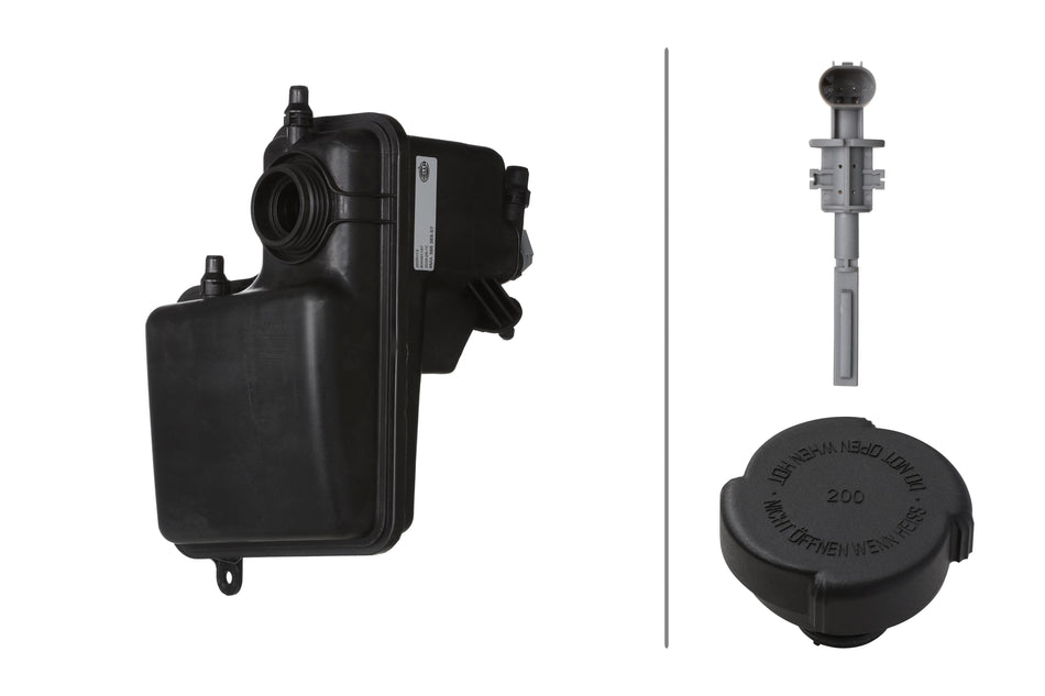 HELLA, ENGINE COOLANT RESERVOIR, BMW, 745I, 745LI, 750I, 750LI, 760I, 760LI, ALPINA B7, 2002-2008