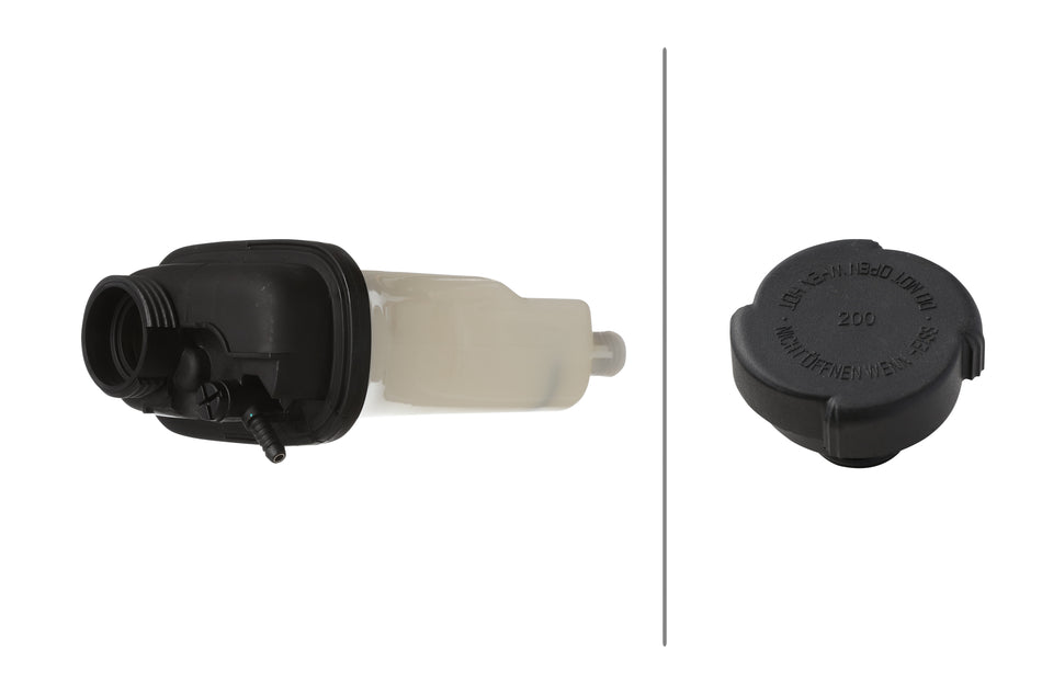 HELLA, ENGINE COOLANT RESERVOIR, BMW, 318I, 318IS, 323I, 323IS, 325I, 325IS, 328I, 328IS, 528I, 540I, M3, Z3, 1992-2000