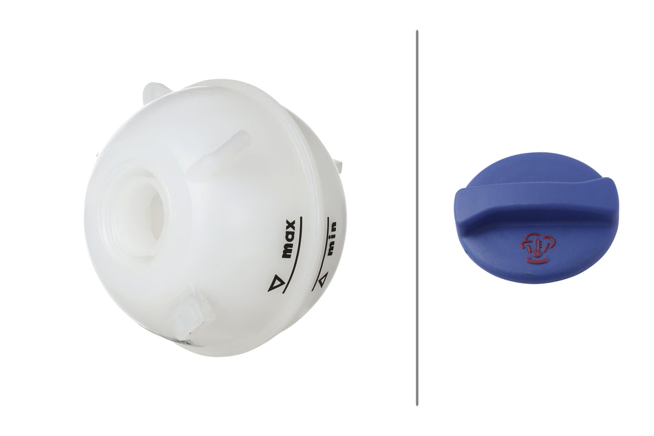 HELLA, ENGINE COOLANT RESERVOIR, VOLKSWAGEN, CABRIO, CORRADO, GOLF, JETTA, PASSAT, 1990-1999