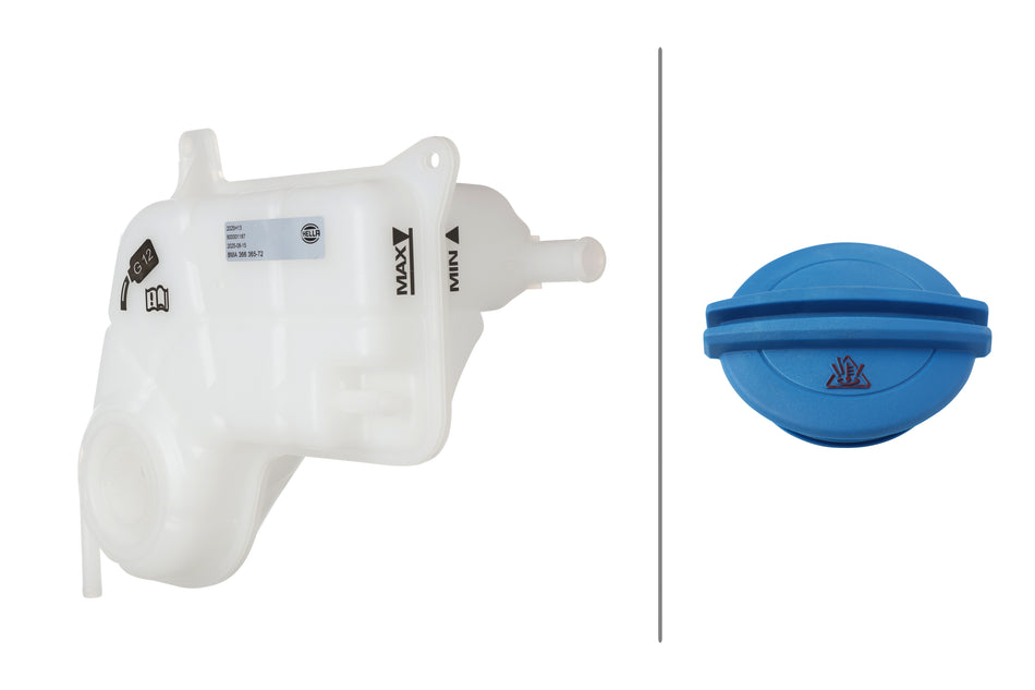 HELLA, ENGINE COOLANT RESERVOIR, AUDI, A6, A6 QUATTRO, 2002-2004