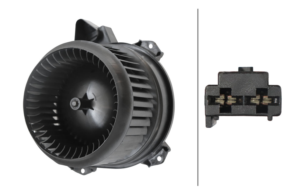 HELLA, HVAC BLOWER MOTOR, MERCEDES-BENZ, B ELECTRIC DRIVE, CLA250, CLA45 AMG, GLA45 AMG, 2014-2015