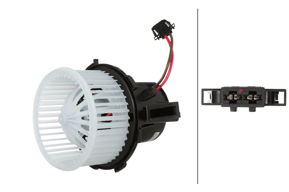 HELLA, HVAC BLOWER MOTOR, AUDI, A4, A4 QUATTRO, A5, A5 QUATTRO, Q5, S4, S5, 2008-2012