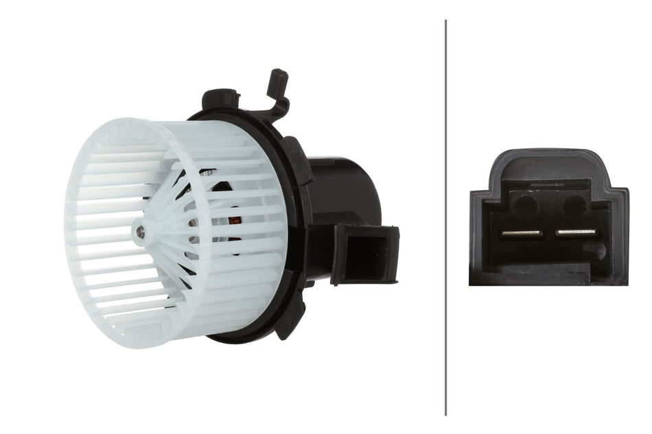 HELLA, HVAC BLOWER MOTOR, SMART, FORTWO, 2008-2016