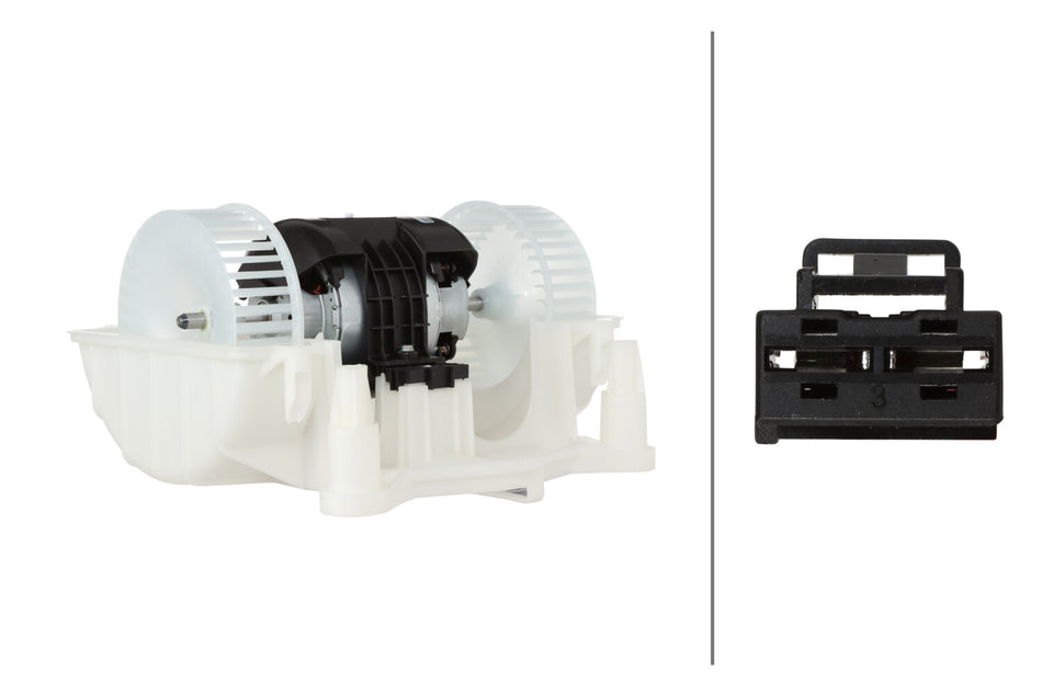 HELLA, HVAC BLOWER MOTOR, MERCEDES-BENZ, CL550, CL600, CL63 AMG, CL65 AMG, S350, S400, S550, S600, S63 AMG, S65 AMG, 2007-2014