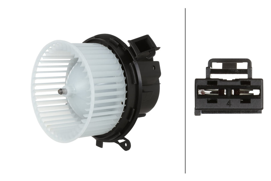 HELLA, HVAC BLOWER MOTOR, MERCEDES-BENZ, AMG GT, AMG GT BLACK SERIES, AMG GT C, AMG GT R, AMG GT S, C250, C300, C350, C63 AMG, CLS400, CLS550, CLS63 AMG, CLS63 AMG S, E250, E350, E400, E550, E63 AMG, E63 AMG S, SL400, SL450, SL550, 2008-2021