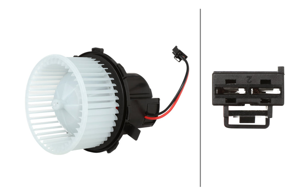 HELLA, HVAC BLOWER MOTOR, AUDI, PORSCHE, 911, A4, A4 QUATTRO, A5, A5 QUATTRO, ALLROAD, CAYENNE, MACAN, Q5, RS5, S4, S5, SQ5, 2012-2025