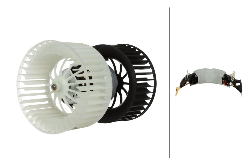 HELLA, HVAC BLOWER MOTOR, BMW, 318I, 318IS, 323I, 323IS, 325I, 325IS, 328I, 328IS, M3, 1992-1999