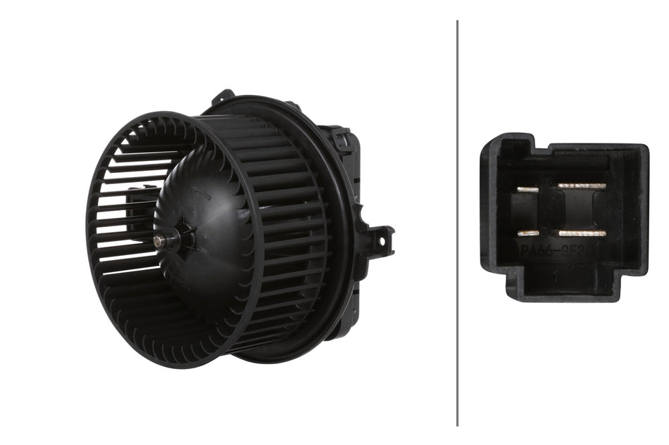 HELLA, HVAC BLOWER MOTOR, AUDI, A4, A4 ALLROAD, A4 QUATTRO, A5 QUATTRO, A5 SPORTBACK, A6 ALLROAD, A6 QUATTRO, A7 SPORTBACK, A8 QUATTRO, E-TRON, Q5, Q5 PHEV, Q5 SPORTBACK, Q7, Q8, RS Q8, RS5, RS6 AVANT, RS7 SPORTBACK, S4, S5, S6, SQ5, 2017-2026