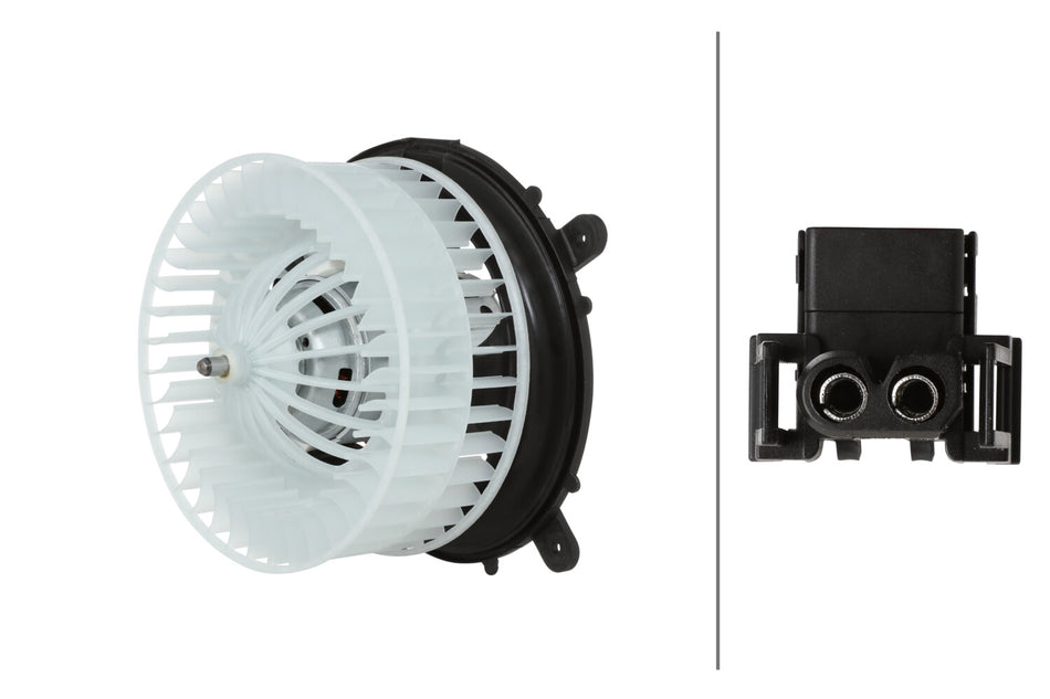 HELLA, HVAC BLOWER MOTOR, MERCEDES-BENZ, CL500, CL55 AMG, CL600, CL65 AMG, S350, S430, S500, S55 AMG, S600, S65 AMG, 2000-2006