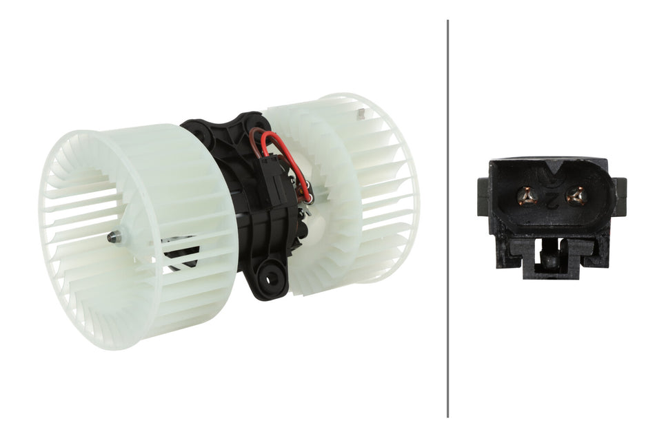 HELLA, HVAC BLOWER MOTOR, BMW, LAND ROVER, 525I, 528I, 530I, 540I, M5, RANGE ROVER, X5, 2000-2012