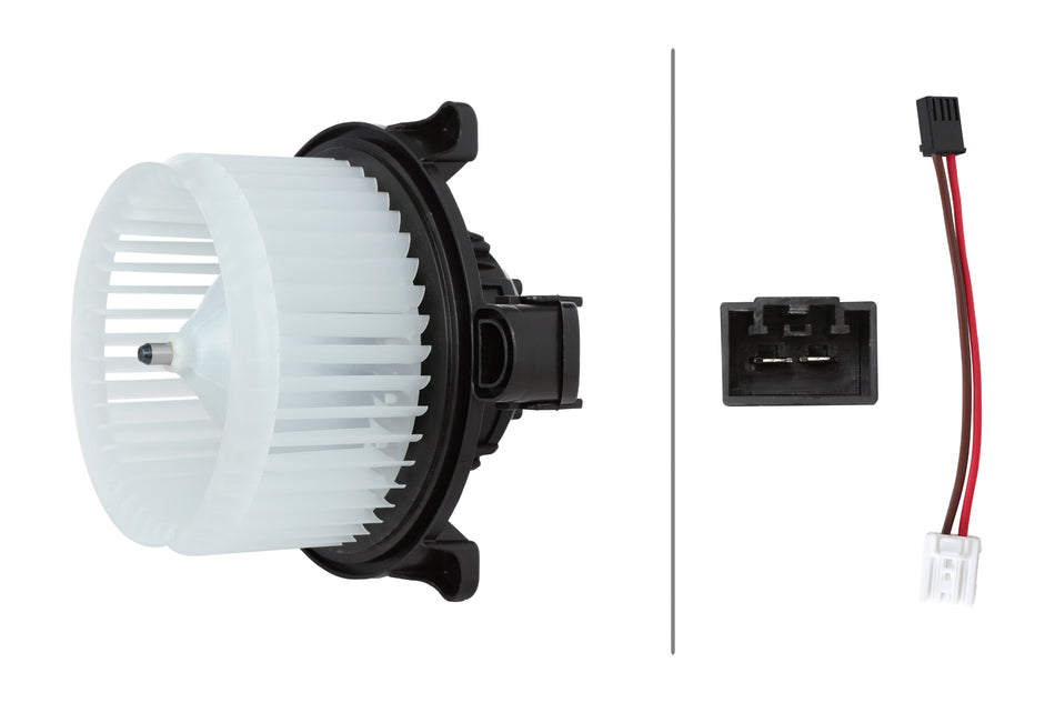 HELLA, HVAC BLOWER MOTOR, VOLVO, C40 RECHARGE, XC40, XC40 RECHARGE, 2019-2023