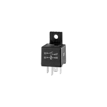 HELLA 12V 30A automotive relay with 5-pin configuration for off-road lighting systems