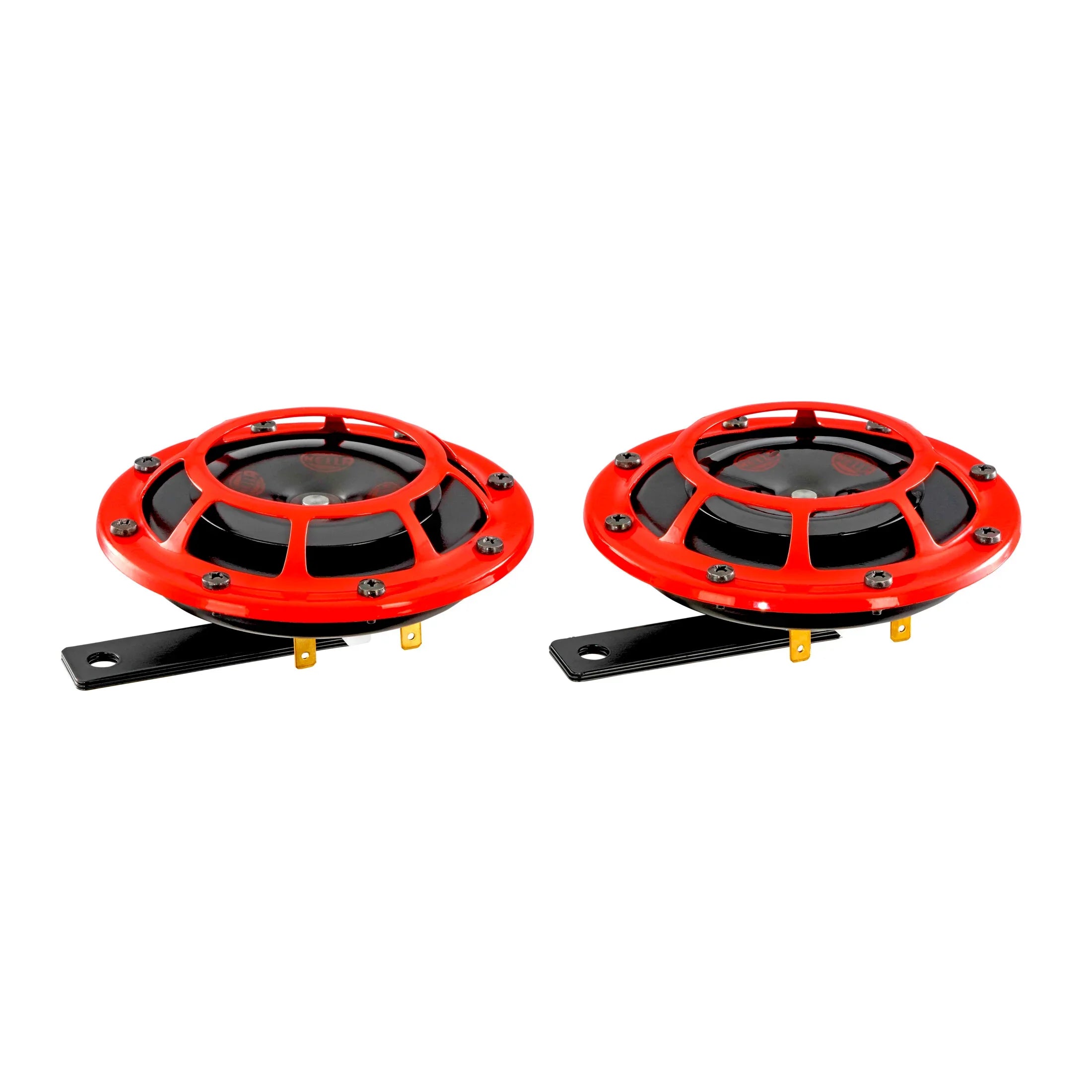 HELLA X-Treme Series LED Driving Lights with X-shape position, rugged housing, IP69K rated for off-road auxiliary high-beam use.