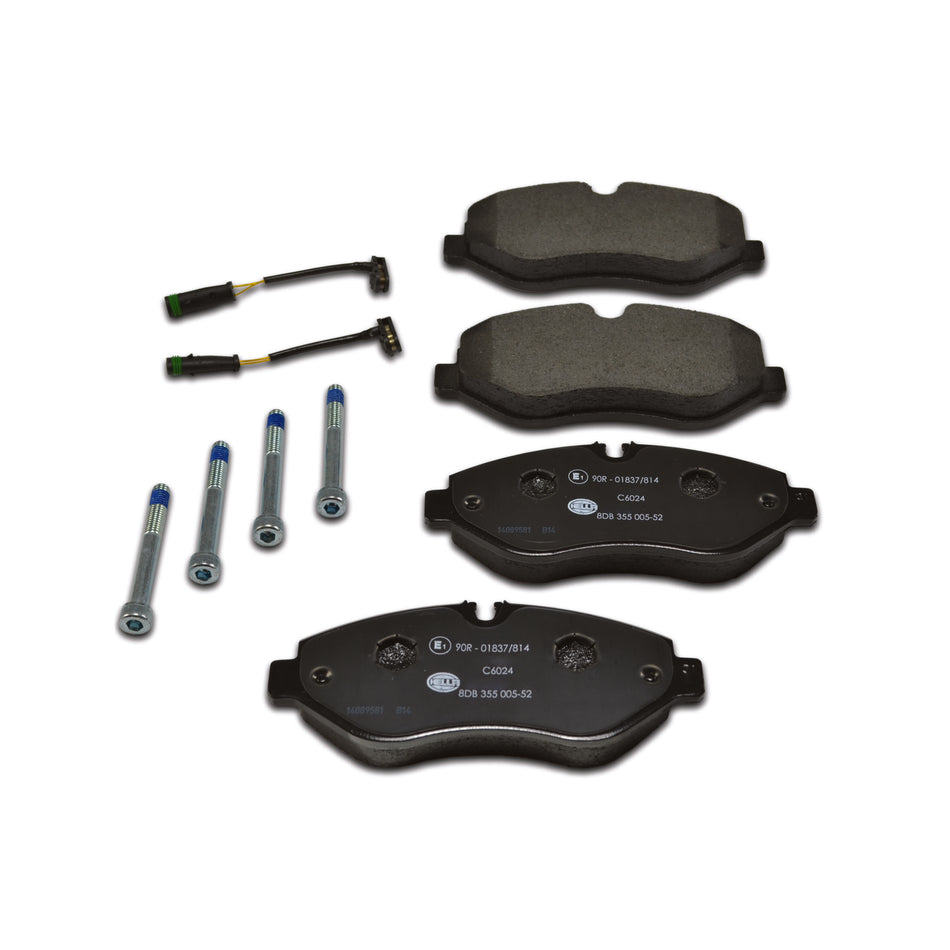BRAKE PAD SET, LOW-METALLIC