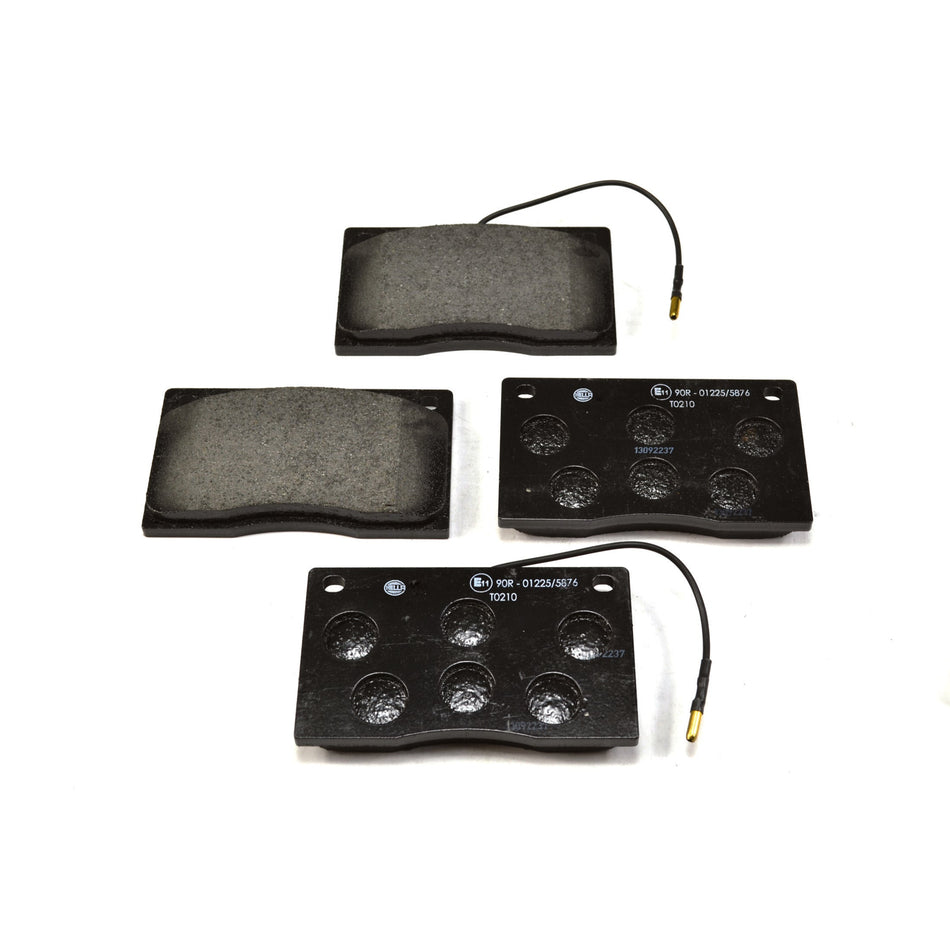 BRAKE PAD SET, LOW-METALLIC