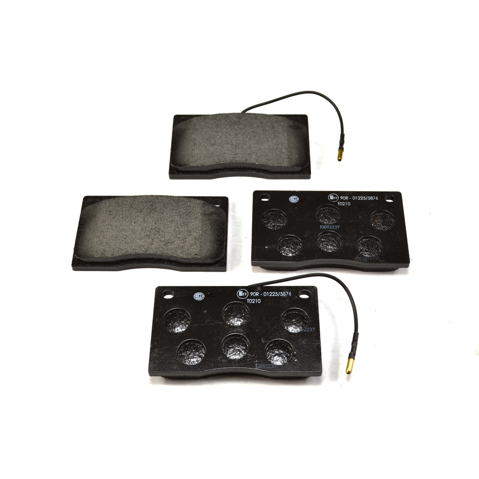 BRAKE PAD SET, LOW-METALLIC