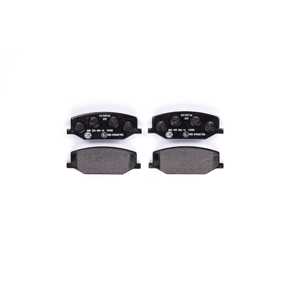 BRAKE PAD SET, LOW-METALLIC