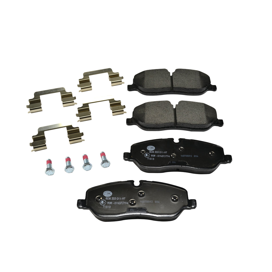 BRAKE PAD SET, LOW-METALLIC