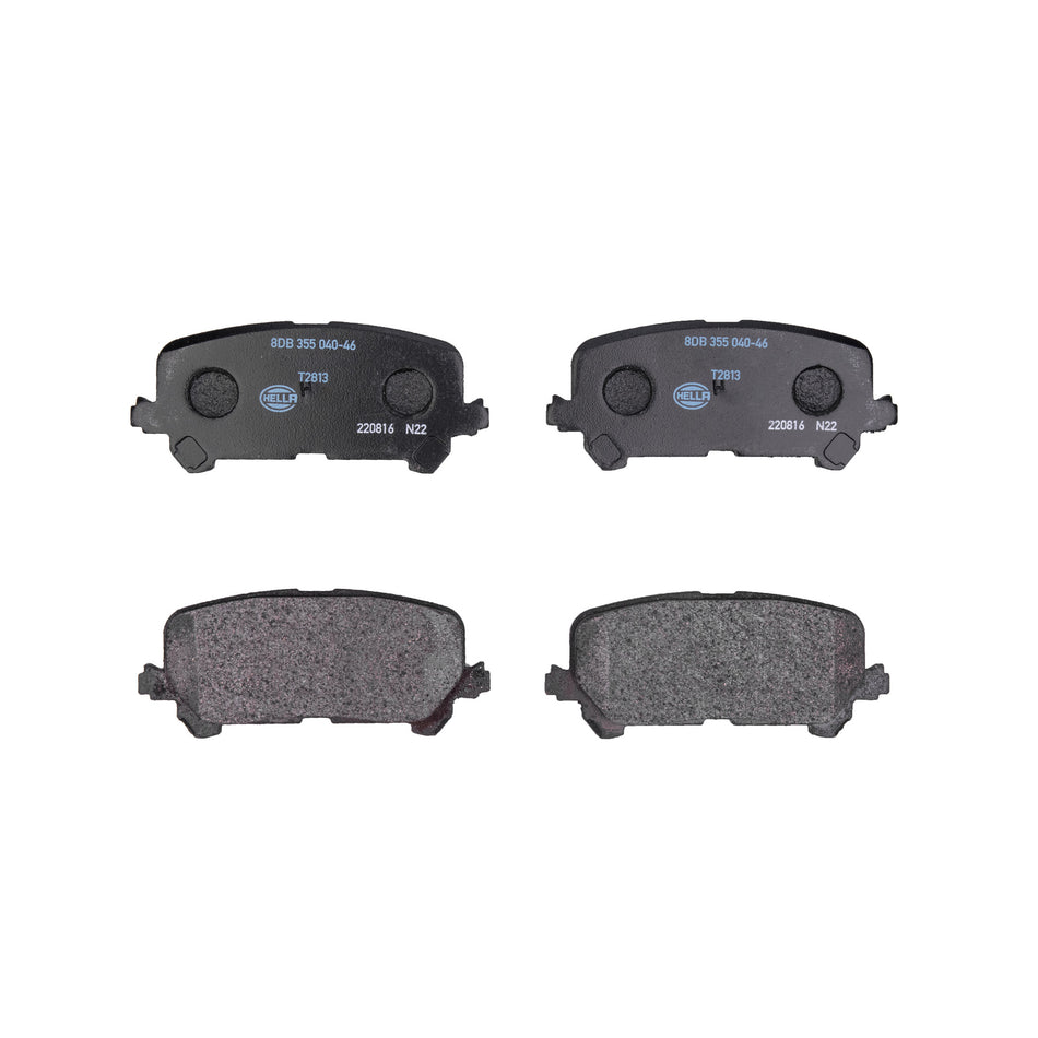 BRAKE PAD SET, LOW-METALLIC