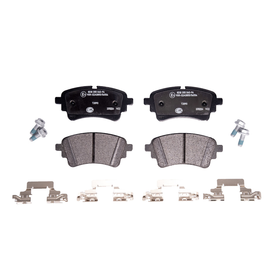 BRAKE PAD SET, LOW-METALLIC