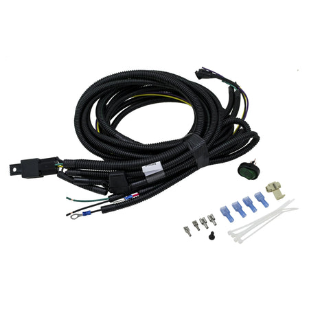 HELLA Wiring Harness for 500/450 Halogen Lights — diagonal-left view of wiring harness kit