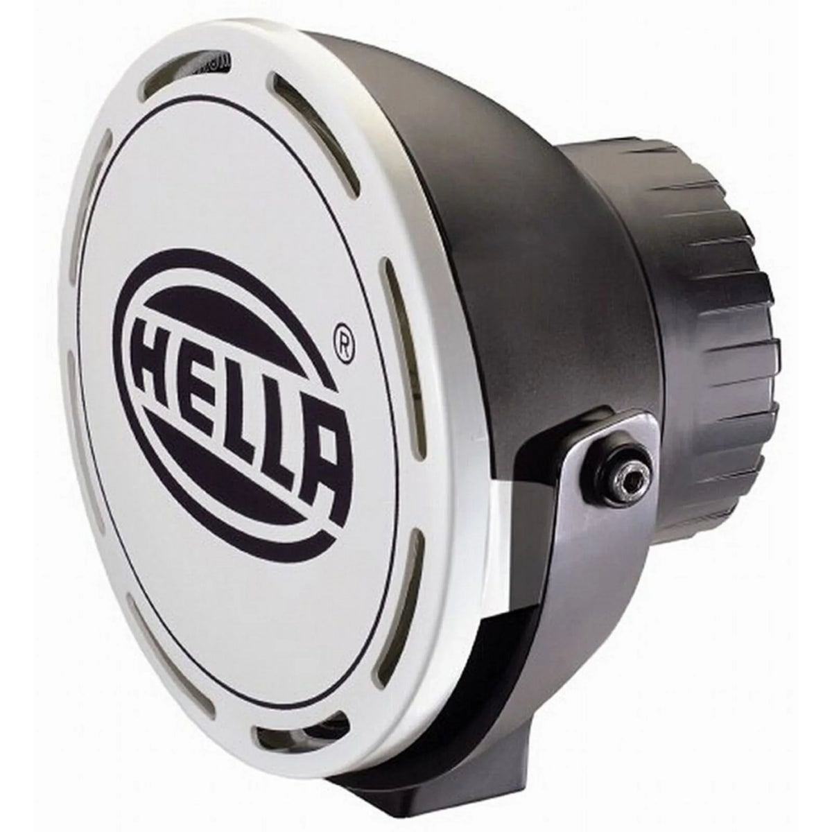 HELLA X-Treme Series LED Driving Lights with rugged aluminum housing, IP69K, white X-shape position light, auxiliary high-beam, for off-road.