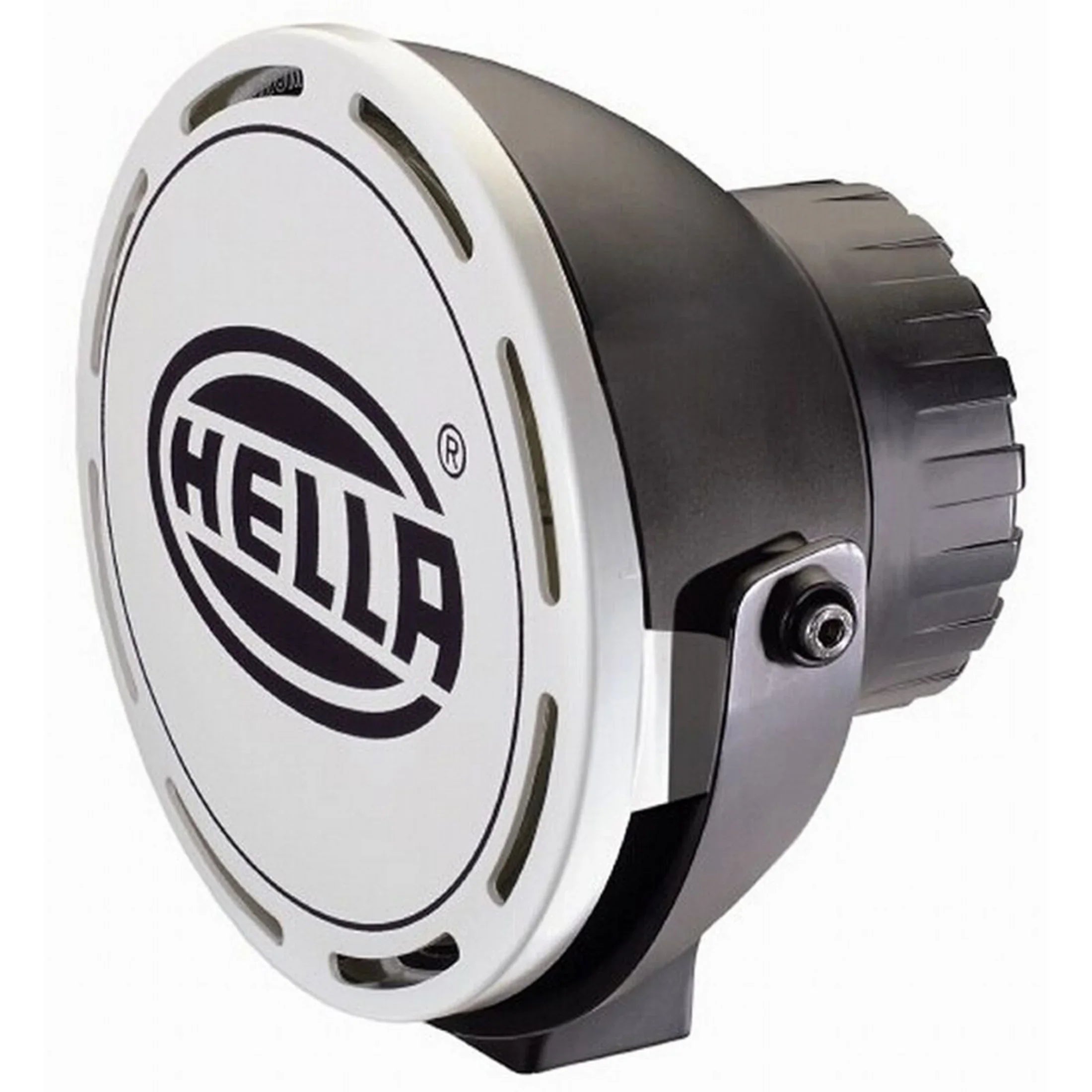 HELLA X-Treme Series LED Driving Lights with rugged aluminum housing, IP69K, white X-shape position light, auxiliary high-beam, for off-road.