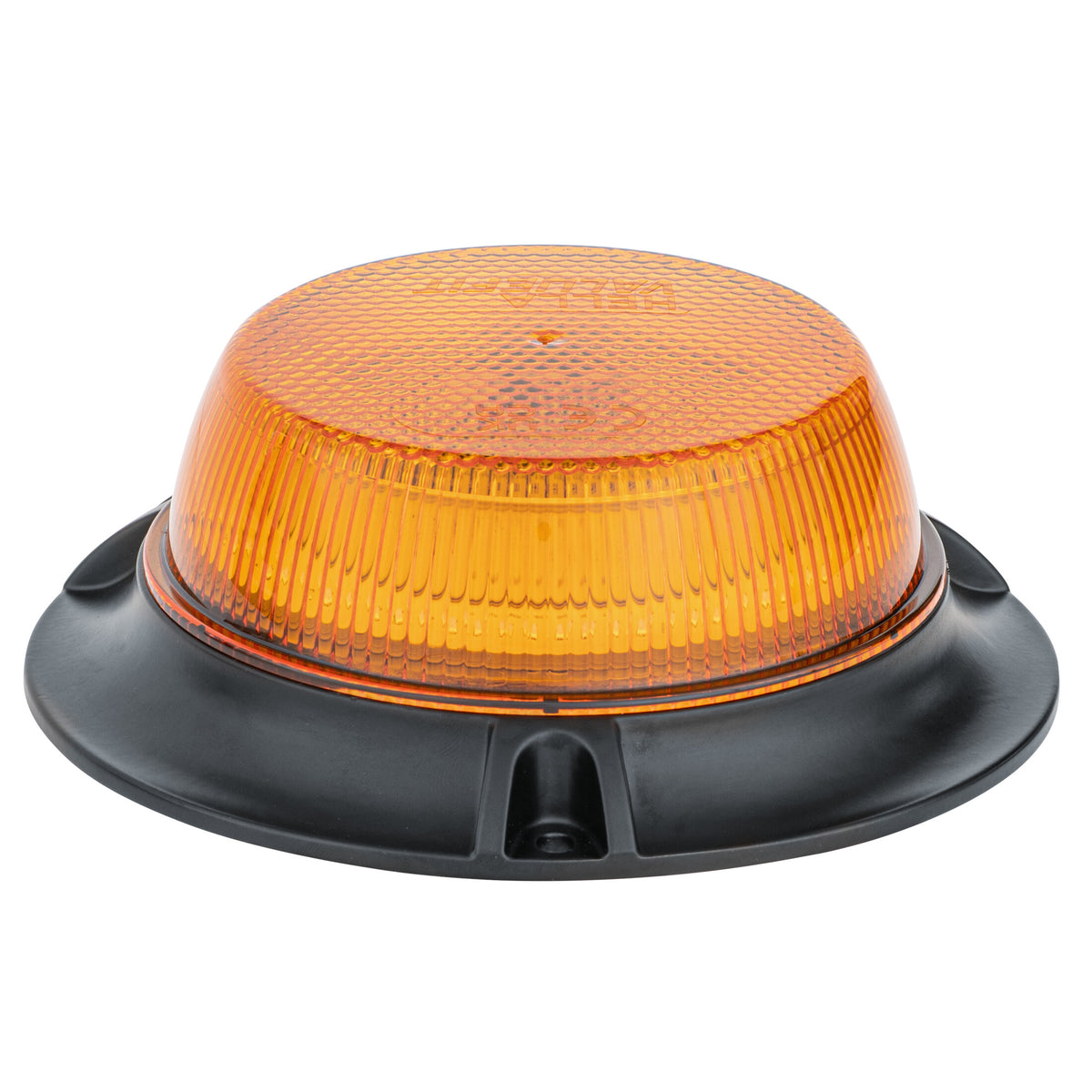 ValueFit Slim Amber LED Beacon with a low-profile, compact design and black base.